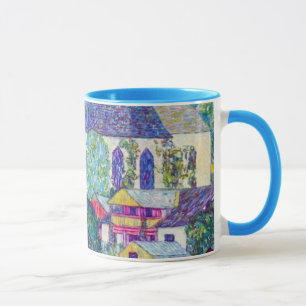 Mug Église Saint-Wolfgang par Gustav Klimt, art victor