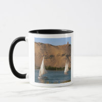 Égypte, Assouan, Nil, voiliers Felucca,