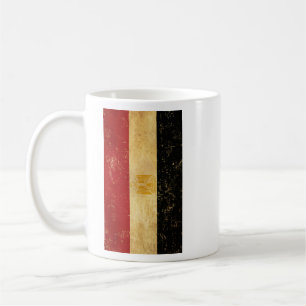 Mug Égypte Drapeau Vintage Grunge Hommes blanc