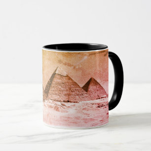 Mug Egypte - Pyramides, café/thé vintage du Caire