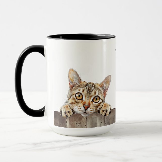 Mug égyptienne de chat Mau (Gauche)