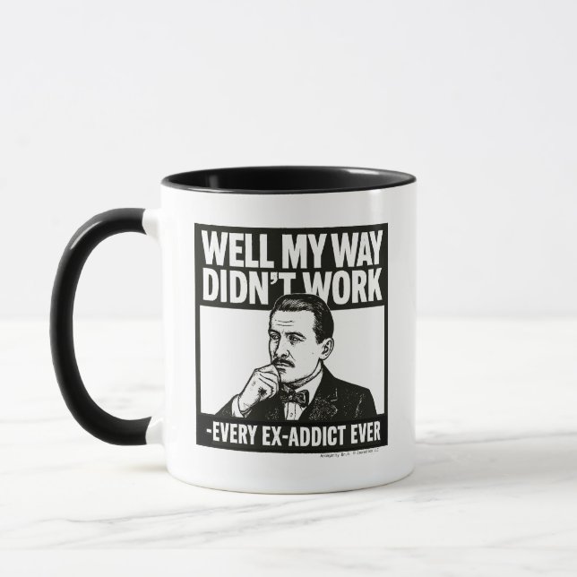 Mug Eh bien, ma méthode n'a pas fonctionné - Anglais - (Gauche)