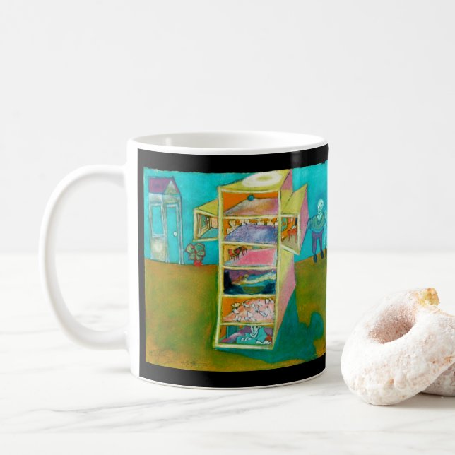 Mug ejgoldguru - Echelle Cruciforme de Conscience (Avec donut)