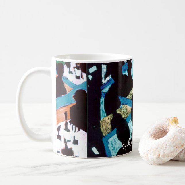 Mug ejgoldguru - spectacle de bar en cèdre (Avec donut)