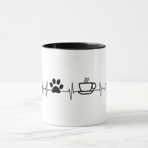 Mug EKG pour le café et les animaux de compagnie
