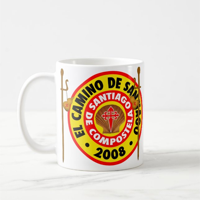 Mug EL Camino De Santiago 2008 (Gauche)