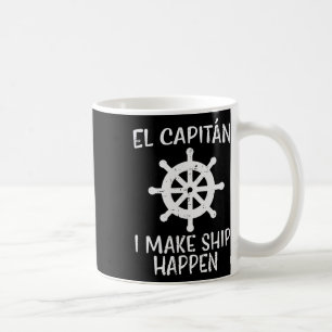 Mug El Capitan Faire Se Produire Bateau Drôle Bateau V