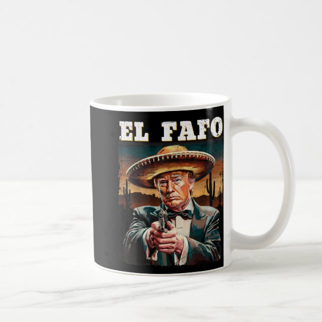 Mug El Fafo Mexicaine Sombrero Trump Fafo Design (Droite)