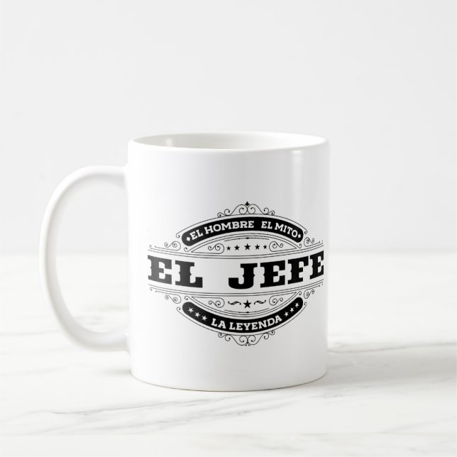Mug El Jefe El Hombre El Mito La Leyenda (Gauche)