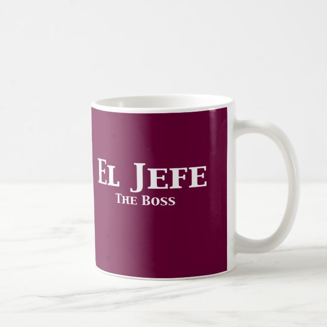 Mug EL Jefe les cadeaux de patron (Droite)