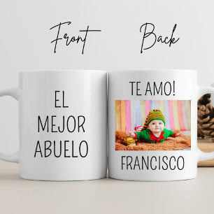 Mug El Mejor Abuelo Personnaliser Photo Grand-père Ann