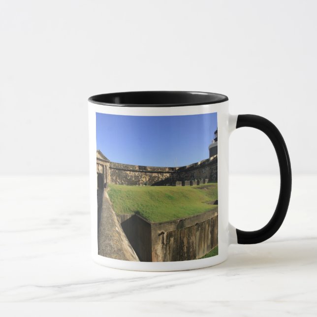 Mug El Morro, château San Felipe, pont-levis, avant (Droite)