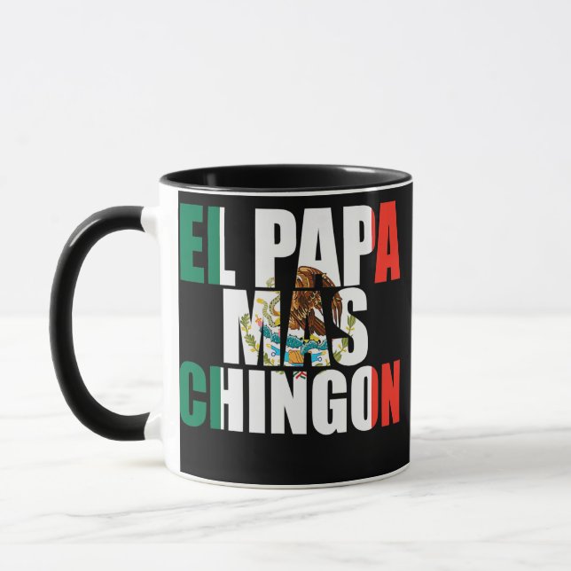Mug El papa mas chingon Father Fatherhood Fathers day (Gauche)