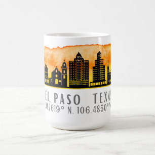 Mug El Paso Skyline Latitude et Longitude