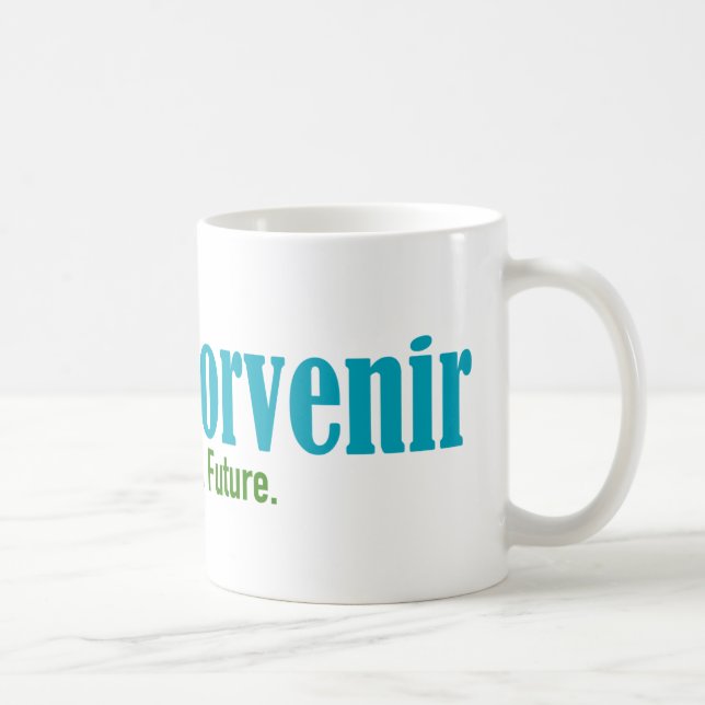Mug El Porvenir : De l'eau. La vie. Avenir.Tasse de ca (Droite)