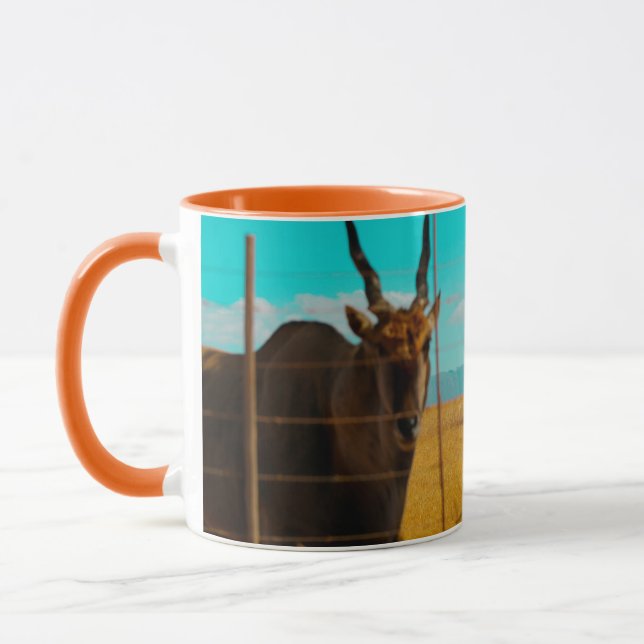 Mug Eland Antelope Animal Afrique du Sud ZA (Gauche)