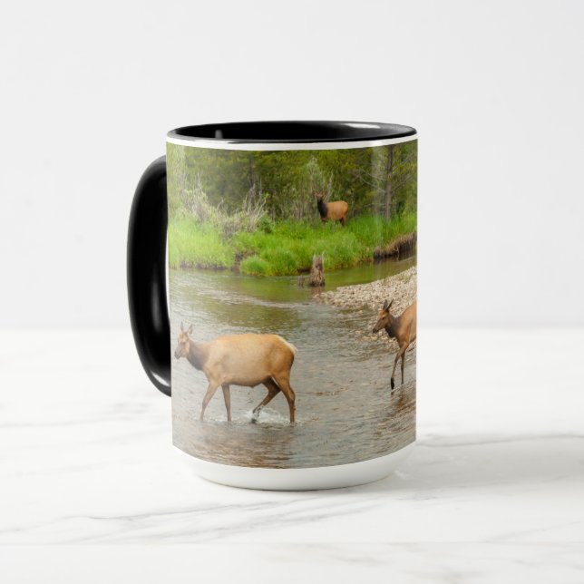 Mug Élans traversant le fleuve Colorado (Devant gauche)