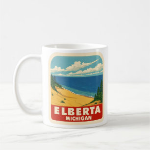 Mug Elberta Michigan Vintage