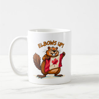 Mug Elbos UP, Beaver, Canada Drapeau canadien Feuille 
