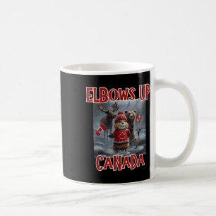 Mug Elbows Up Canada Est 1867 Fier Ca Fort Canadien