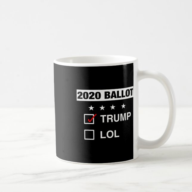 Mug Électeur de campagne drôle Pro Trump républicain  (Droite)