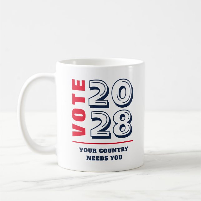 Mug Électeur de l'élection républicaine démocratique c (Gauche)