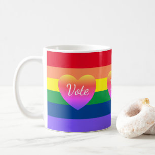 Mug Élection du gay pride Rainbow Vote 2024
