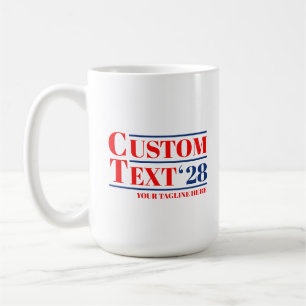 Mug Élection personnalisée (noms et année)