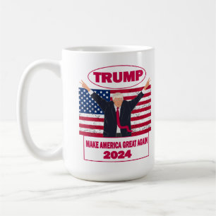 Mug Élection politique Trump 2024 - Drapeau américain