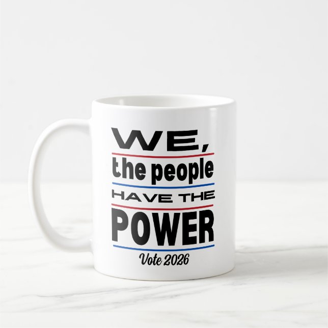 Mug Élections 2026 Nous Le Peuple Avons Le Pouvoir (Gauche)