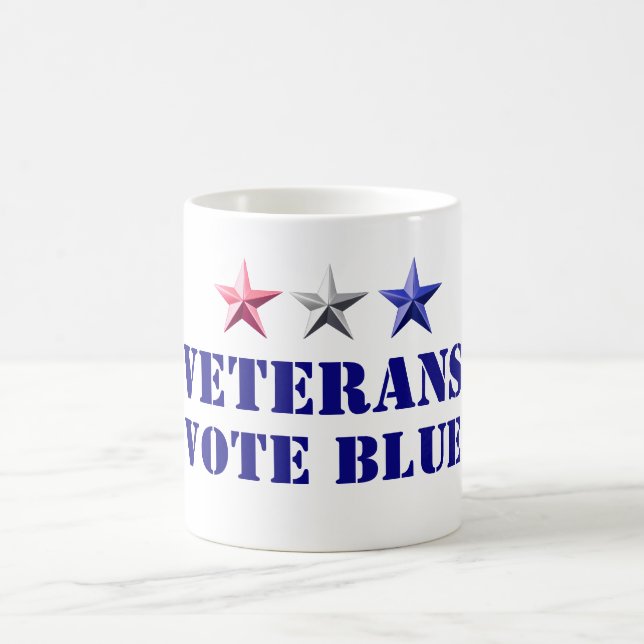 Mug Élections intermédiaires 2026 Vétérans votent bleu (Centre)