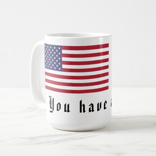Mug Élections patriotiques aux élections USA Changemen (Devant gauche)