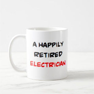 Mug électricien à la retraite