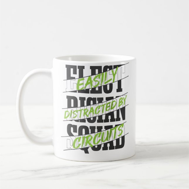 Mug Électricien en tension Électro Travailleur Circuit (Gauche)