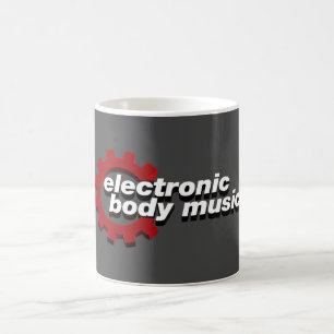 Mug Electronic Body Music EBM lettrage