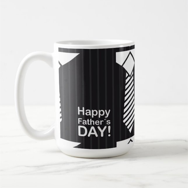 Mug Élégamment Habillé Apportant Bonne Fête des pères  (Gauche)