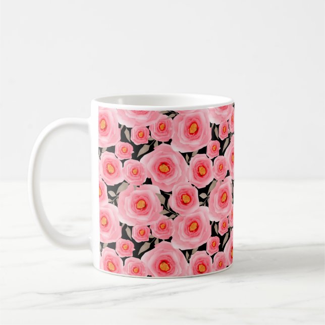 Mug Elégance Abstraite motif sans couture avec parquet (Gauche)