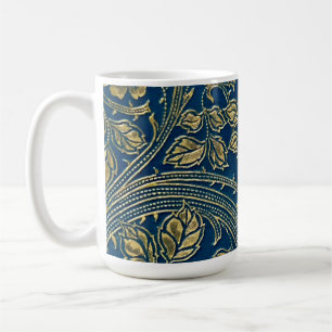 Mug Élégance Bleu Doré
