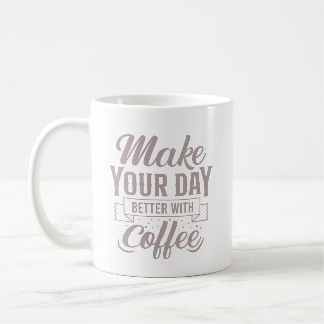 Mug Élégance Classique Améliorez Votre Journée Avec du (Gauche)