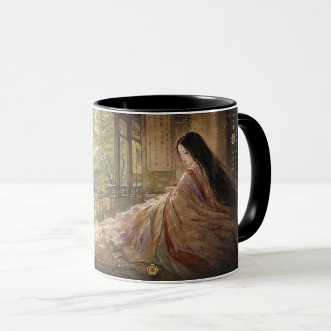 Mug Élégance de la cour Heian de Kyoto. (Devant droit)