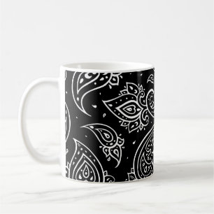 Mug Elégance de Paisley : motif ethnique sans soudure.