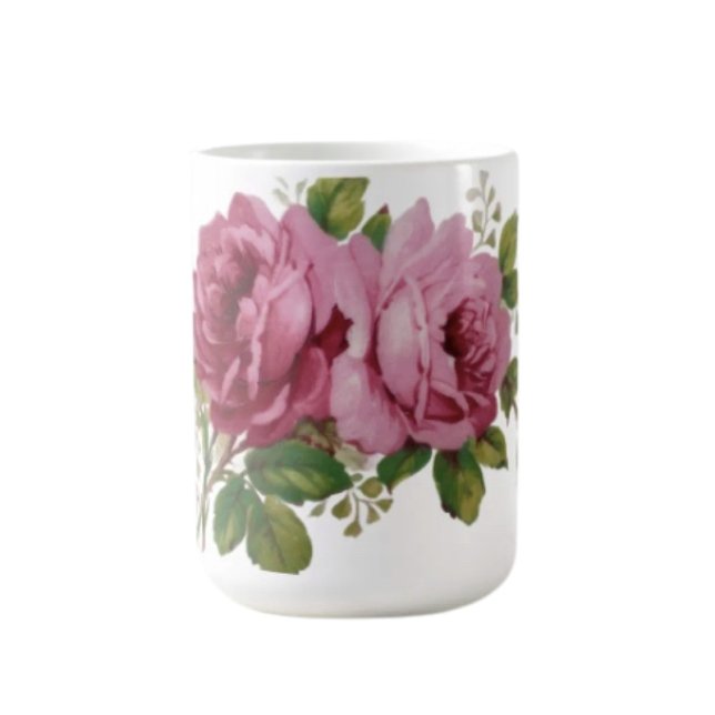Mug Élégance de rose rose (Créateur téléchargé)