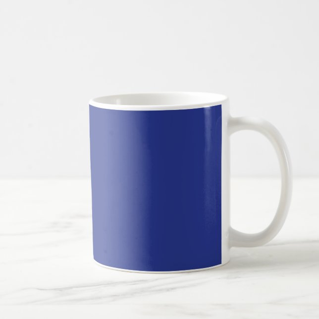 Mug Élégance des Fêtes Royale Bleue (Droite)