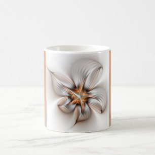 Mug Élégance florale Art Abstrait fractal moderne
