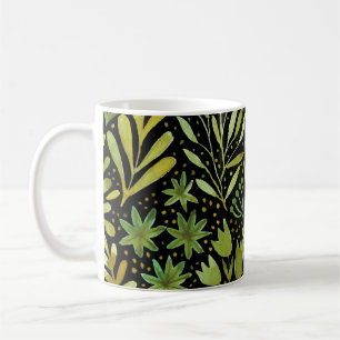 Mug Élégance florale : Motif d'aquarelle Vintage