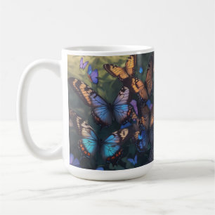 Mug Élégance Fluttering Beau Motif papillon
