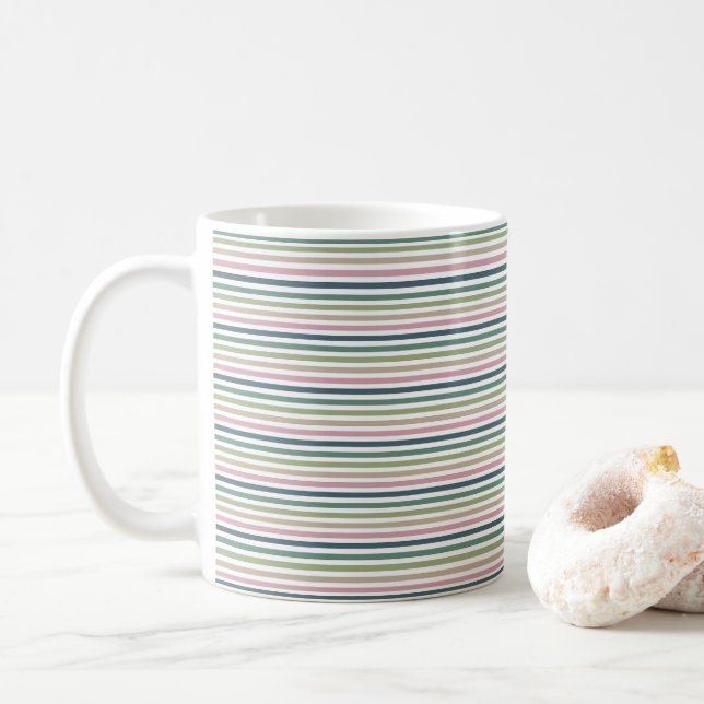 Mug Élégance Mutée - Très striée (Avec donut)