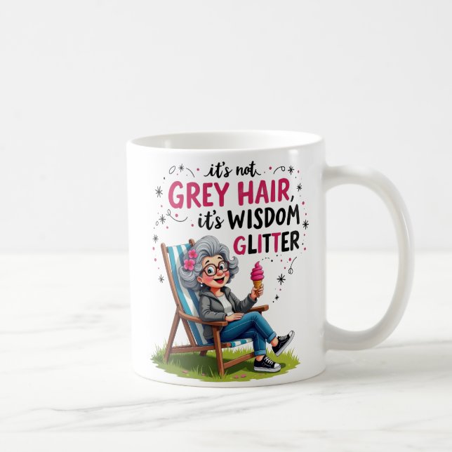 Mug Élégance Rustique Grand-mère (Droite)