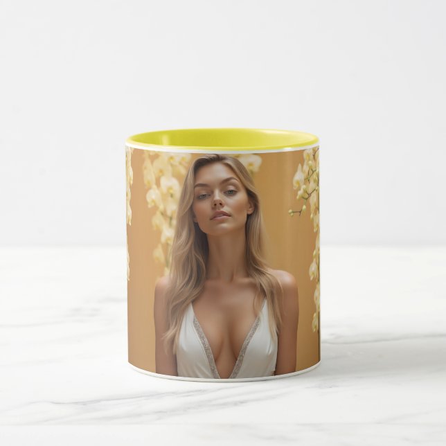Mug Élégance sans fil au printemps (Centre)