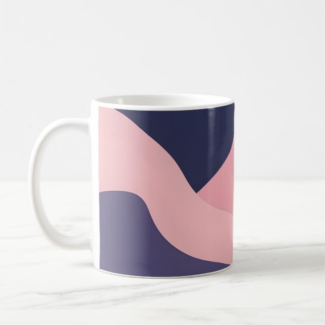 Mug Élégant Abstrait (Gauche)
